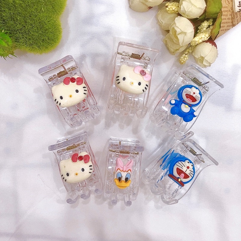 Kẹp tóc càng cua 5 răng hoạt hình