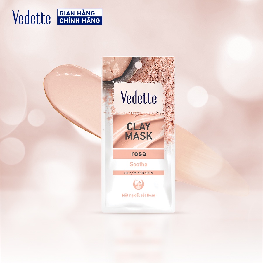 Mặt nạ đất sét Vedette Rosa 12g (TPM271)
