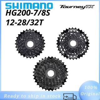 [Mã CLS2403F giảm 30k đơn 150k] Bánh xích xe đạp Shimano TOURNEY TX HG200 CS 7 8 12-28T 12-32T 32T MTB