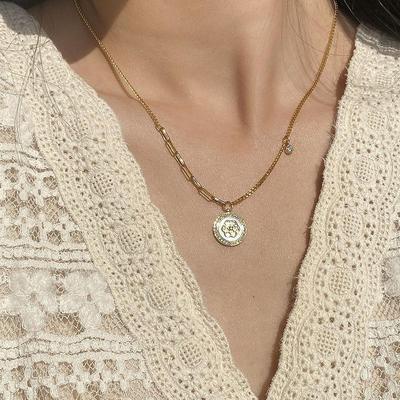 Vòng cổ Hình Vỏ Sò Và Hoa Phong Cách Hàn Quốc Sang Trọng