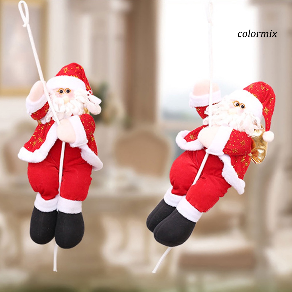 Ông Già Noel Leo Dây Treo Trang Trí Cây Thông Noel