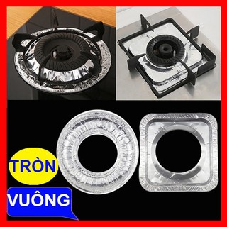 Combo 10 Tấm Giấy Bạc Lót Bếp Ga Tiện Dụng Chắn Dầu Bụi