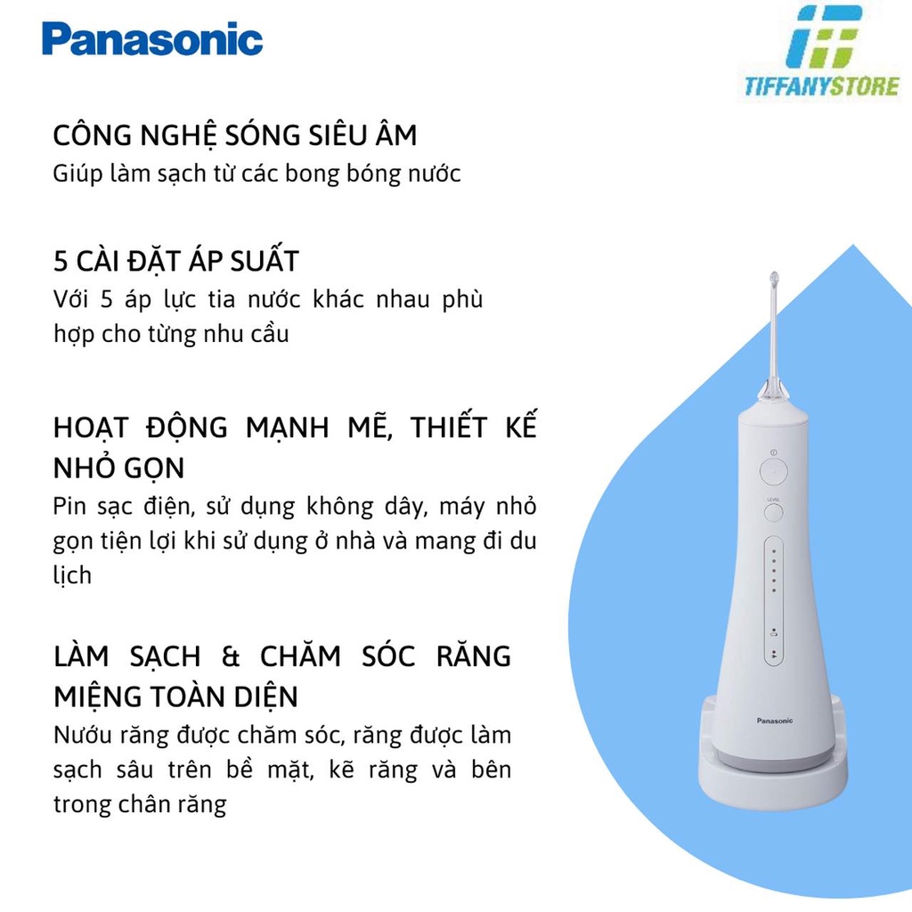 Máy tăm nước Panasonic cầm tay không dây -