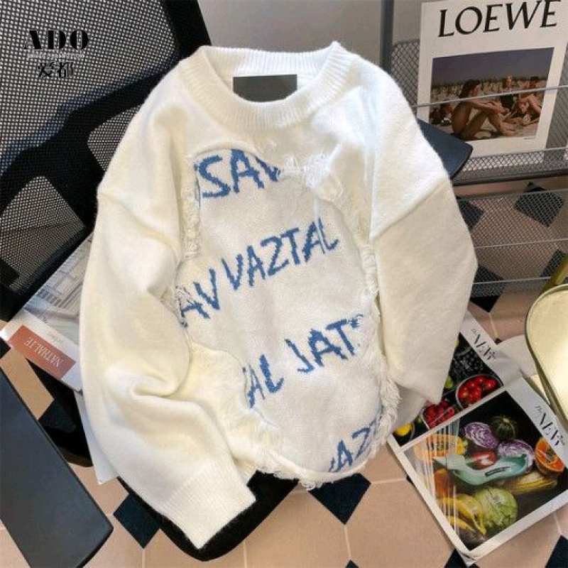Áo Khoác Sweater Dệt Kim Kiểu vintage Nhật Bản Thời Trang Thu Đông Cho Nam Và Nữ