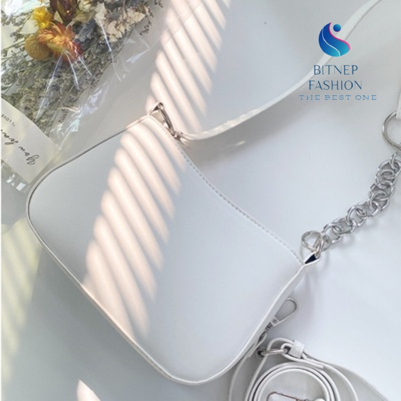 Túi xách nữ đeo chéo BITNEP FASHION da trơn,phong cách thời trang Hàn Quốc DT002