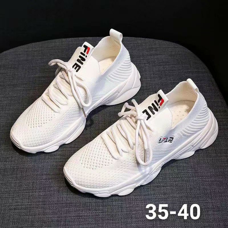 Giày thể thao ❤Freeship❤ Giày nữ cổ chun thoáng khí mùa hè