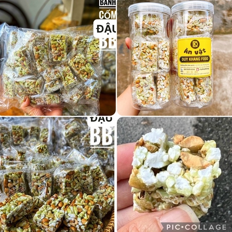 CỐM NẾP ĐẬU PHỘNG Lá Dứa Cốt Dừa