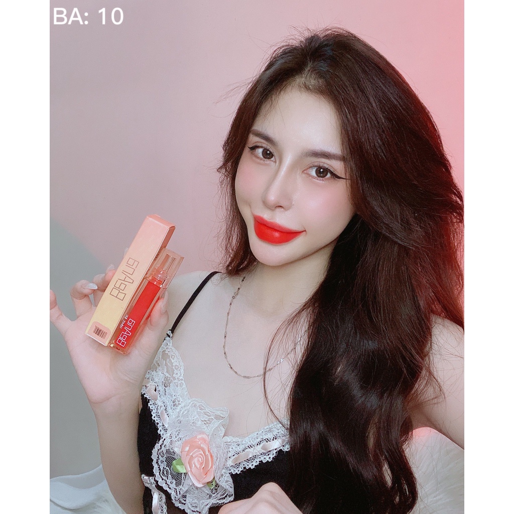 Son Kem Lì B.A Màu Đỏ Dâu Siêu Hot Hit