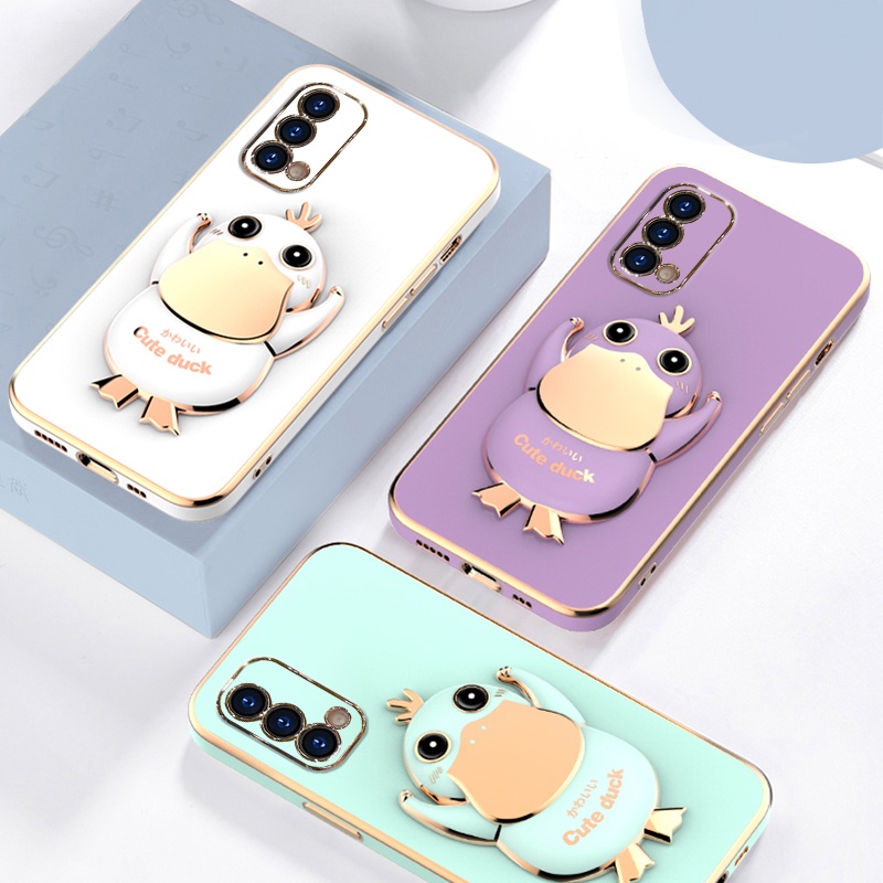 Ốp Điện Thoại Có Giá Đỡ Hình Vịt Cho Realme Q2 Q3 Q3S Pro GT NEO 2 3