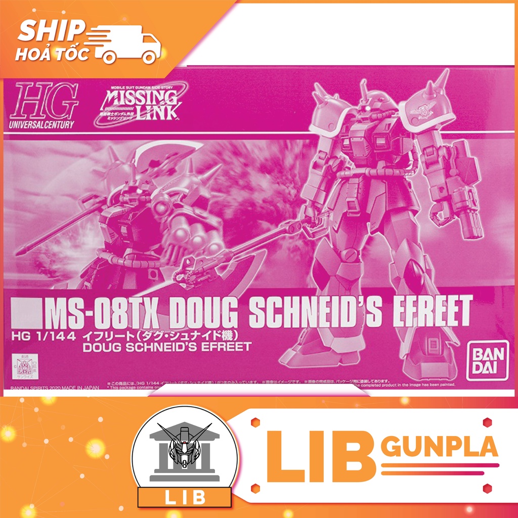 Mô hình lắp ráp Gundam HG UC Efreet - Doug Schneid Custom (P-Bandai)