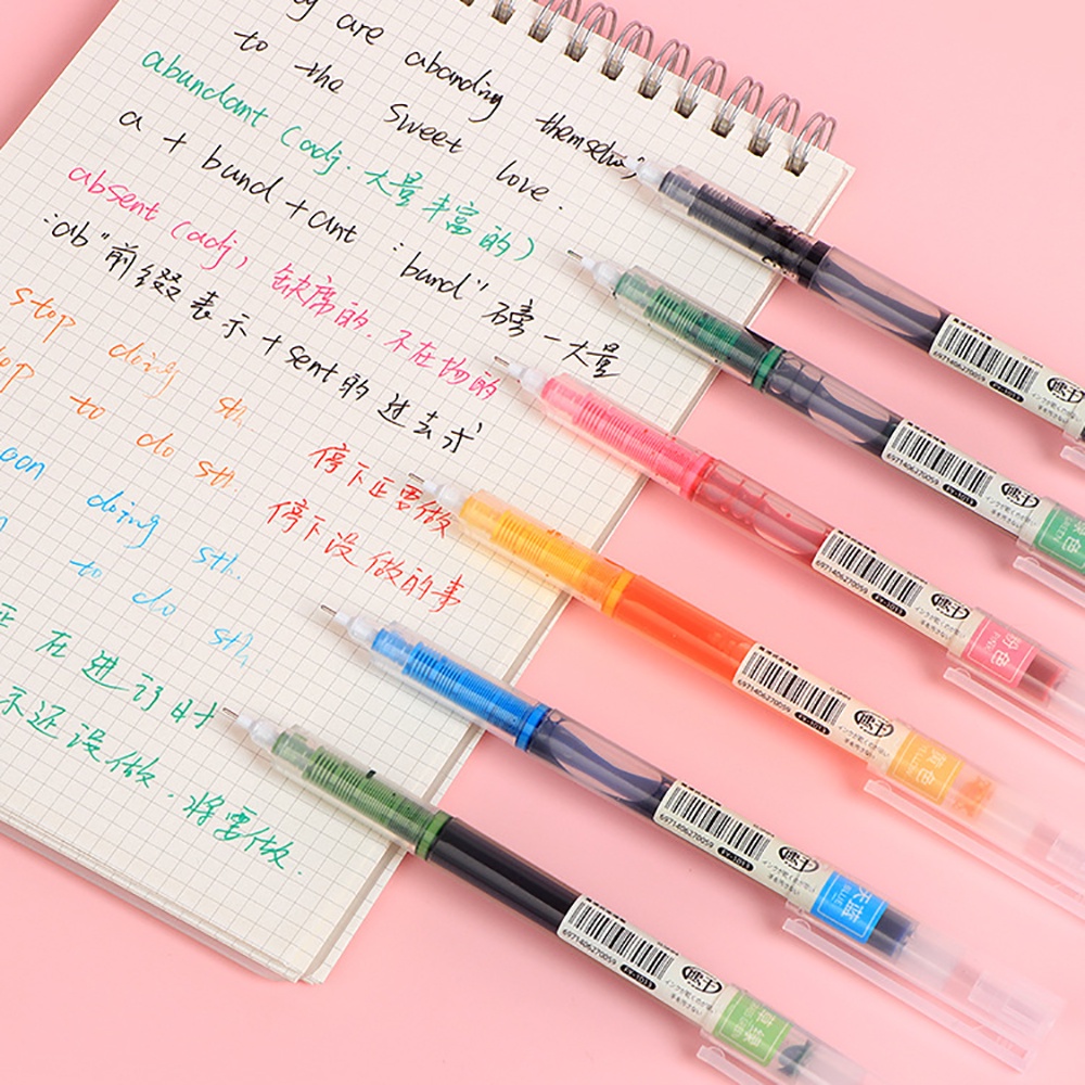 Bút gel ngòi 0.5mm 12 màu sắc cho văn phòng / trường học