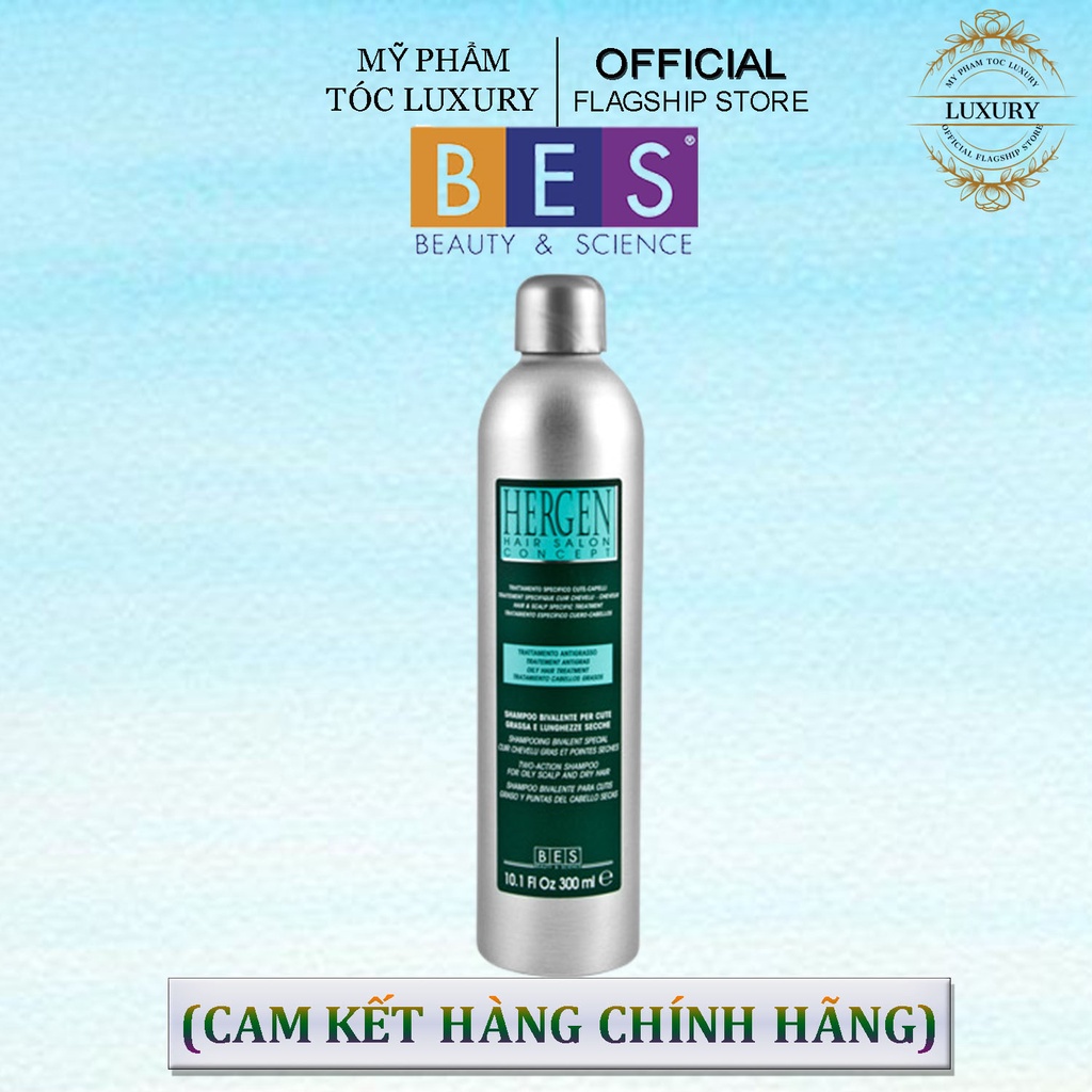 Dầu gội giảm gàu cho da đầu khô BES HERGEN DANDRUFF 300ML