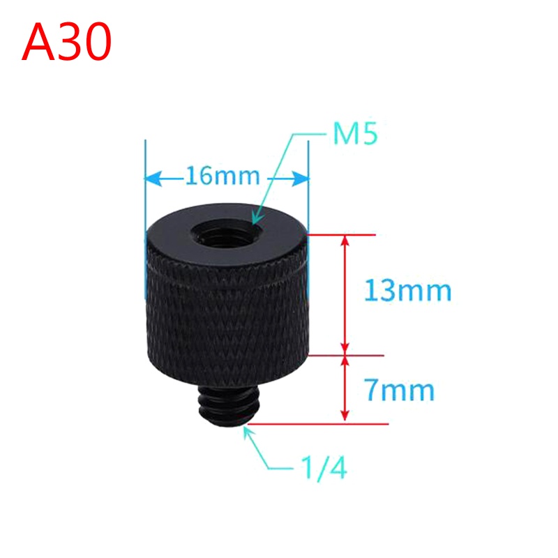 Vít Nối Nâng Cấp 1 4 Female 1 4 Male Sang M4- M5 M6- M8- M10 M12 Alumi Cho Giá Đỡ Ba Chân