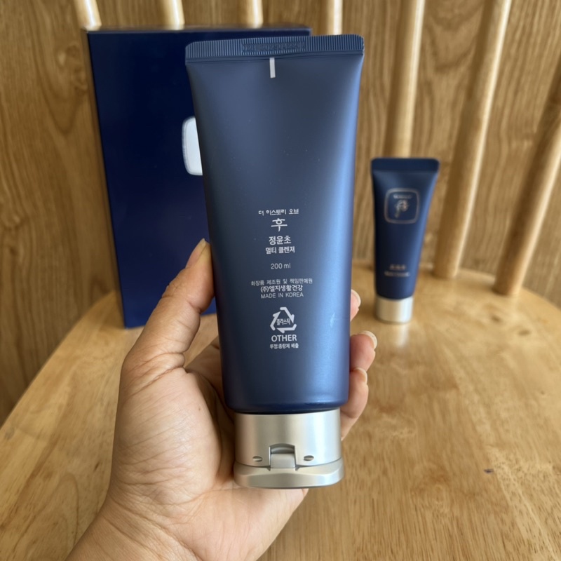 Set sữa rửa mặt dành cho nam giới Whoo Multi Clenaser 200ml + 40ml