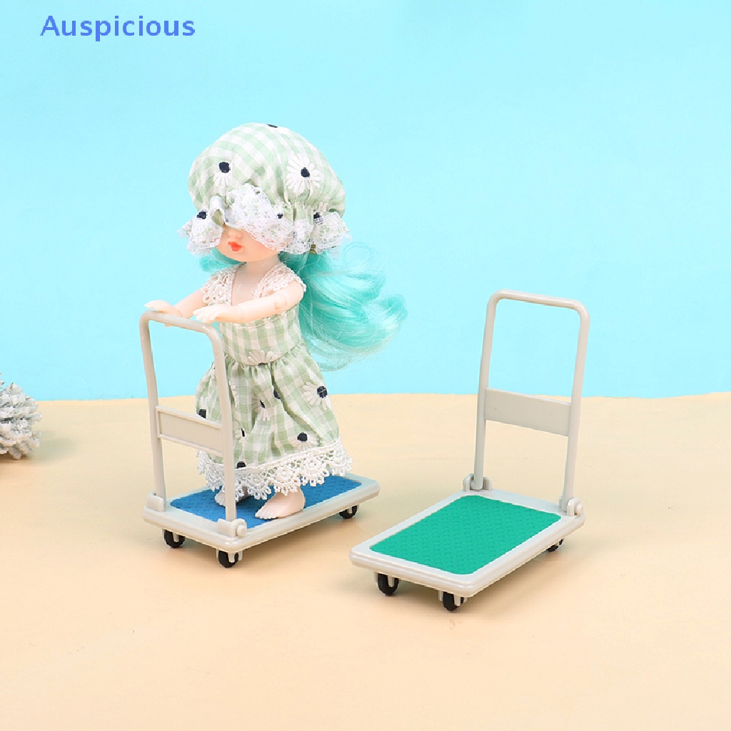 1 Mô Hình Xe Tải Kéo Mini Trang Trí Nhà Búp Bê DIY