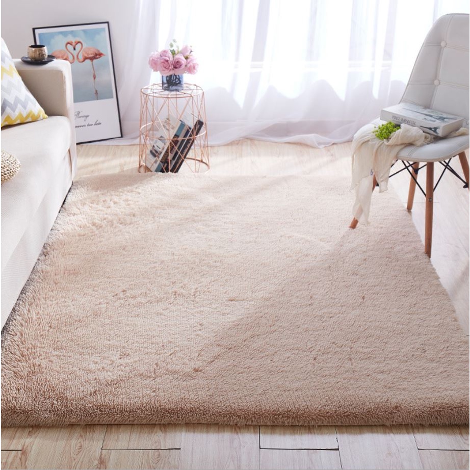 Thảm Lông Trải Sàn Phòng Ngủ - Thảm Lót Sàn Sofa Hàng Chuẩn Giá Đẹp