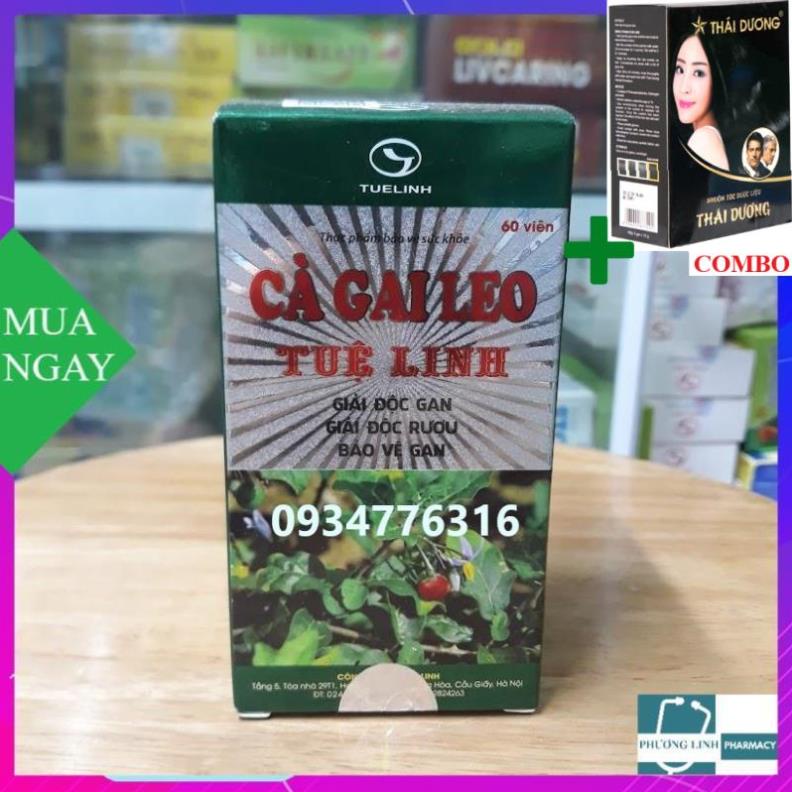 Combo Gội Là Đen Thái Dương+ Giải Độc Gan Tuệ Linh