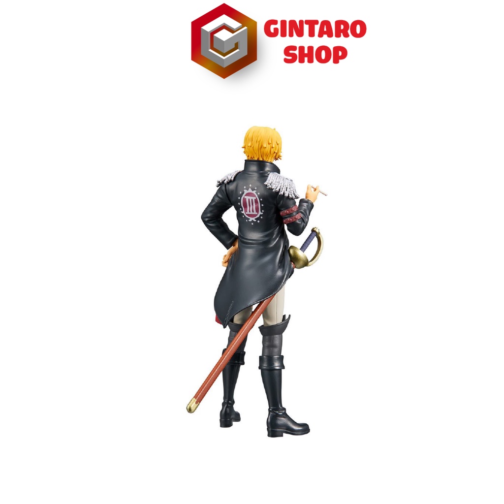 Mô hình Sanji FILM RED DXF The Grandline Men, Mô hình one piece Sanji chính hãng tem vàng chi tiết sắc nét Full Box