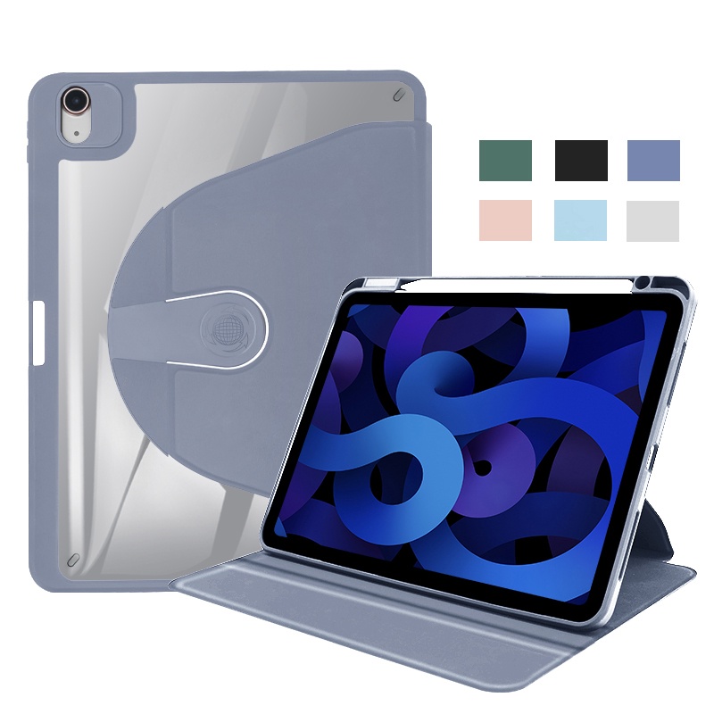 Bao Da PU Máy Tính Bảng Nắp Lật Nam Châm Thông Minh Xoay 360 Độ Kiêm Giá Đỡ Cho iPad Mini 4 / iPad Mini 5 / iPad Mini 6th Gen 7.9 inch 8.3 inch
