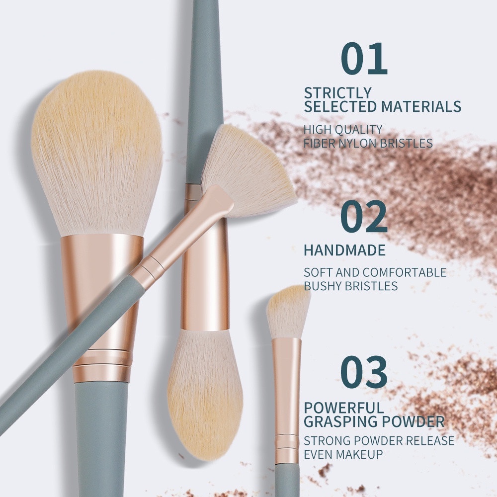 Set 10 cọ trang điểm GDTIMA chuyên dụng cho mặt cao cấp