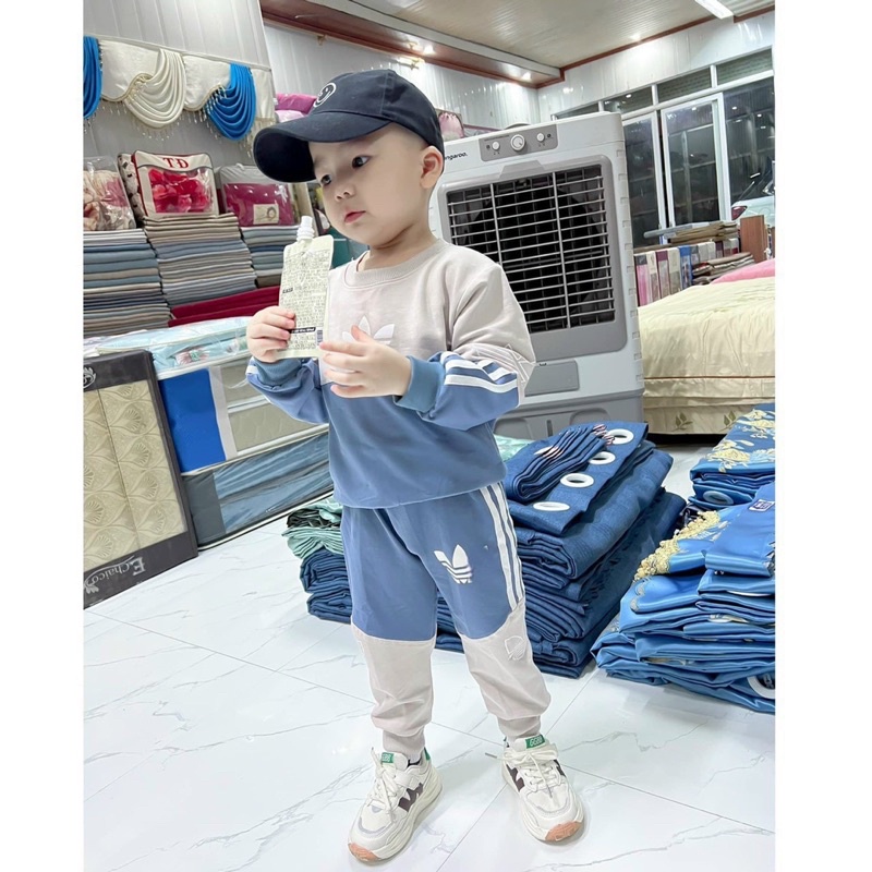 bộ da cá d.a.s xanh cho bé