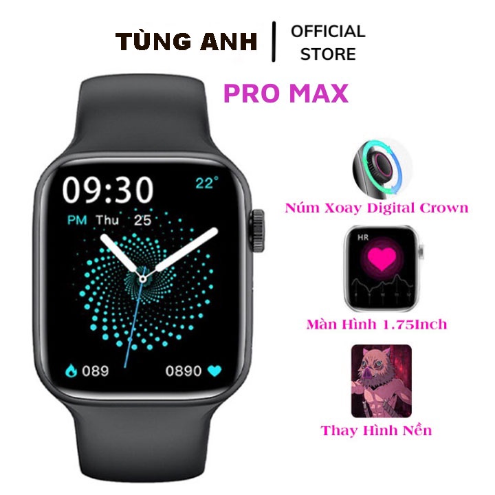 Đồng Hồ Thông Minh T700 ProMax - Bluetooth Gọi Đo Nhịp Tim Thể Thao Chống Thấm Nước