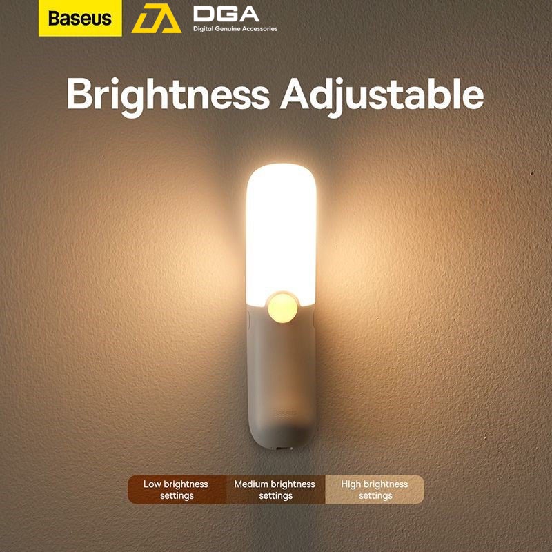 Đèn Cảm Ứng Thông Minh Baseus Crescent Moon Human Body Induction Night Light Hiện Đại Hóa Ngôi Nhà | BigBuy360 - bigbuy360.vn