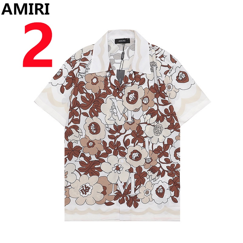 Áo Sơ Mi Tay Ngắn In Họa Tiết Hoa Nhỏ Thời Trang Đường Phố Unisex