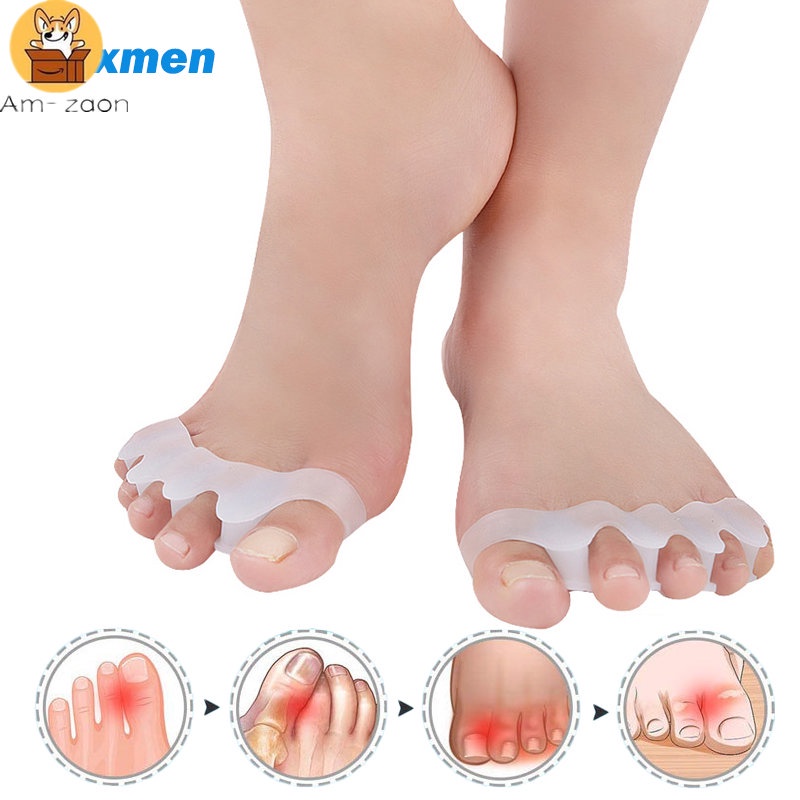 Set 2 Cặp Đệm Tách Ngón Chân Giúp Chỉnh Sửa Chống Đau Và Bệnh Nấm Móng