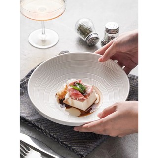 (ẢNH THẬT) Tô salad vân xoáy Weiss phong cách Bắc Âu - Bát Đĩa nhà hàng, bát tô sứ cao cấp không chì xuất khẩu