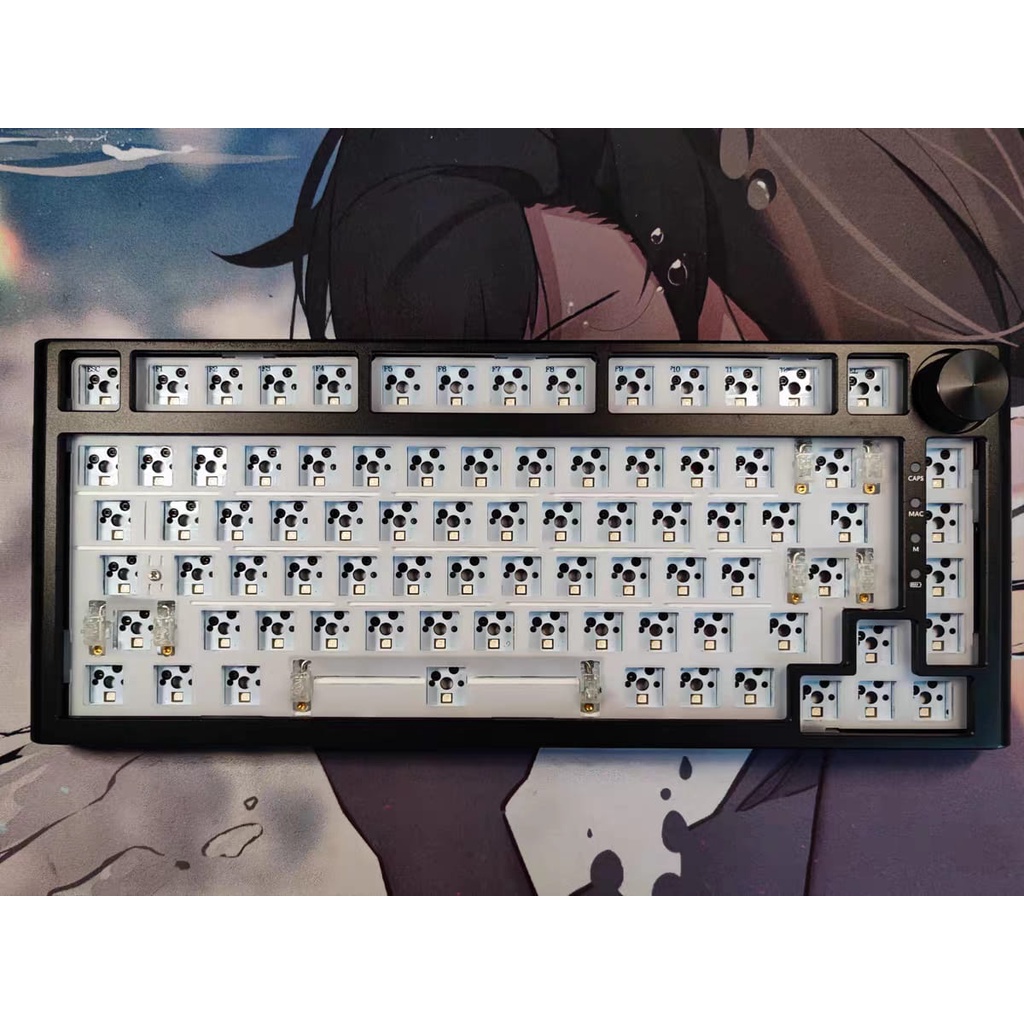 Kit bàn phím cơ CK820 Aliminum, 3 mode, mạch xuôi, gasket mount | MKSHOP