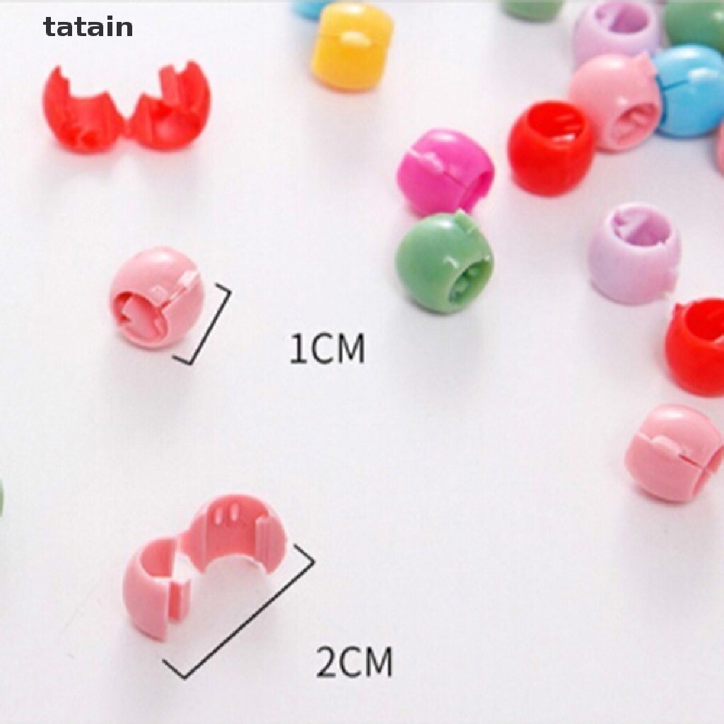 Set 100 Kẹp Tóc Càng Cua Mini Màu Kẹo Dễ Thương Cho Nữ