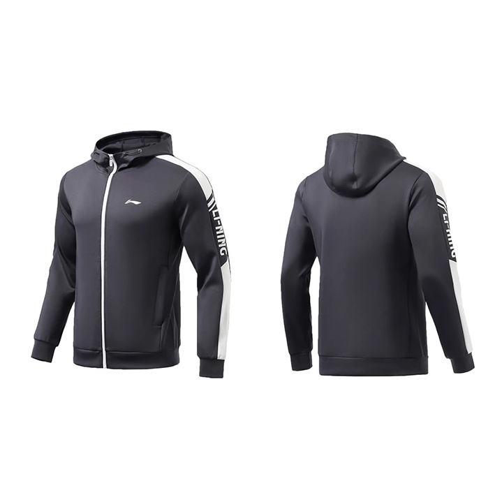 Áo khoác nỉ nam Lining có mũ AWDR459 - Sẵn size M, L