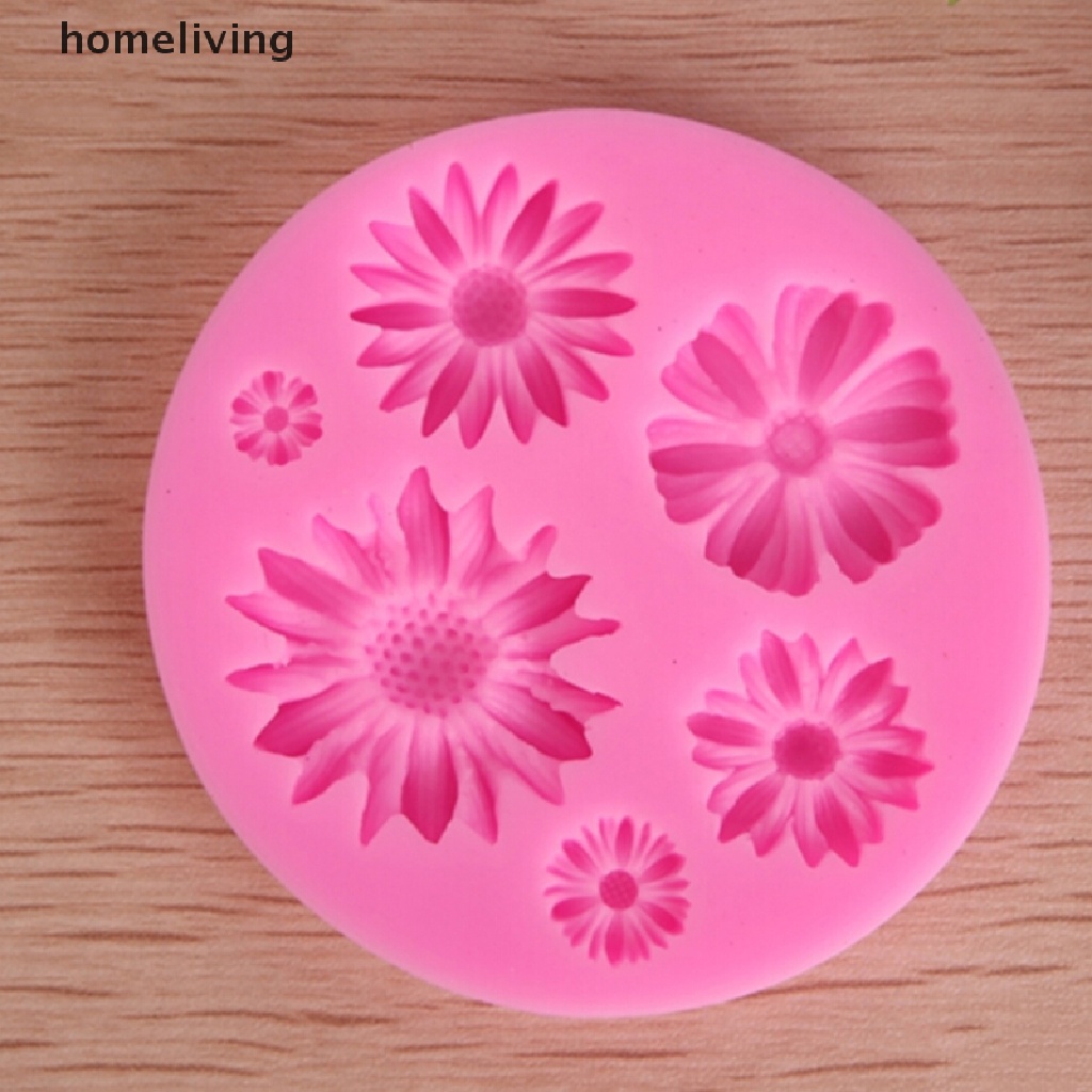 Khuôn Silicone Tạo Hình Hoa 3D Làm Bánh Kẹo DIY
