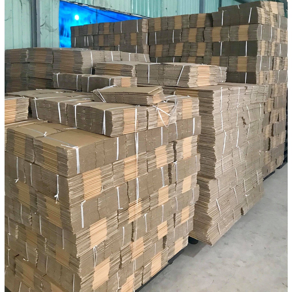 Thùng carton 25x12x12 bộ 10 trơn không in