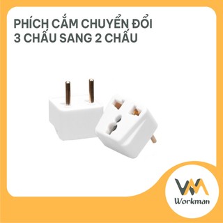 Phích cắm chuyển đổi 3 chấu sang 2 chấu vinakip