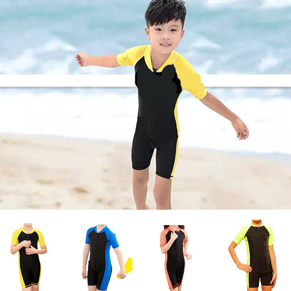 Bộ Đồ Bơi Chống Nắng Phong Cách Thể Thao Thời Trang Mùa Hè Cho Bé Trai Và Gái