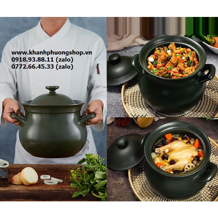 Nồi Sứ Dưỡng Sinh Minh Long Healthy Cook Hathor 7.1 L