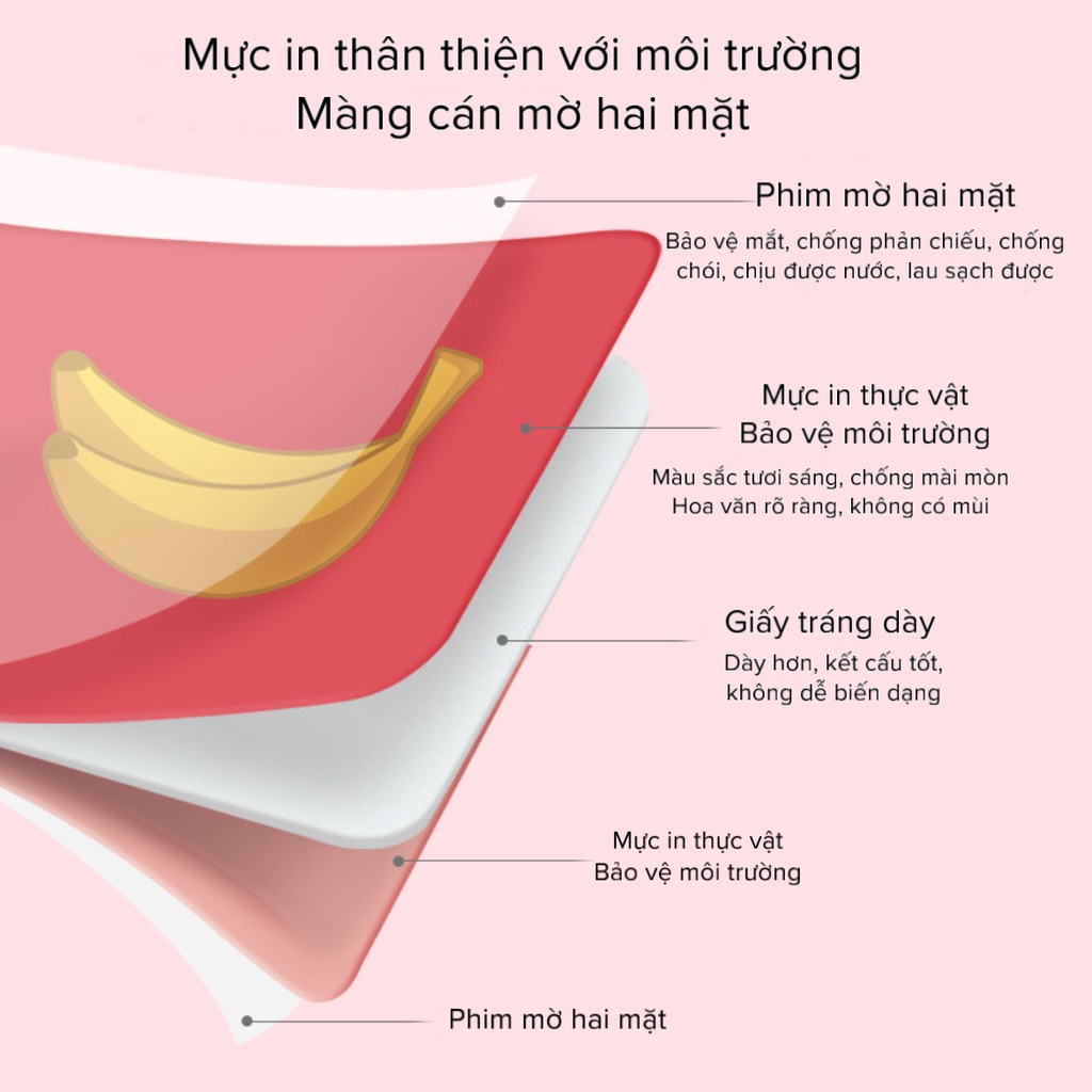 Tranh kích thích thị giác cho trẻ sơ sinh, Đồ chơi cho bé sơ sinh giúp bé phát triển giác quan Bunakids ĐC05