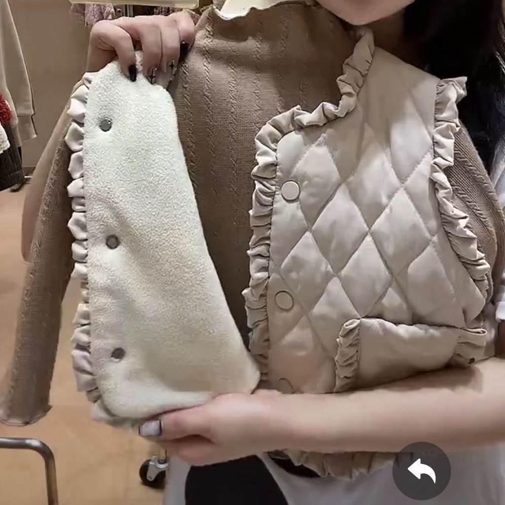 Áo Khoác Lông Cừu Giữ Ấm Mùa Thu Đông Phong Cách Mới Cho Bé Gái