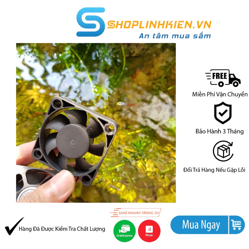 Quạt Tản Nhiệt 5V 5x5CM Quạt 5CM🍀Quạt Tản Nhiệt 12V 5x5x1CM-Shoplinhkienm2m