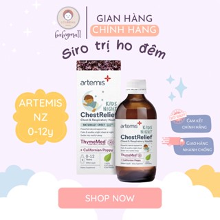 Siro Giảm Ho Ngày Đêm Artemis Chest Relief Day Night NewZealand cho bé từ 0