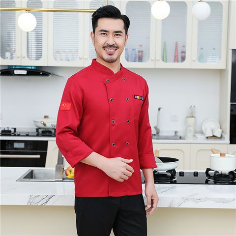 Áo Đầu Bếp Dài Tay Dày Dặn Thoáng Khí Cực Kỳ Dành Cho Nam Và Nữ