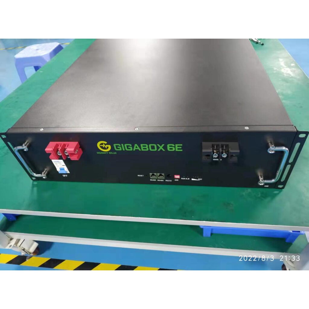 PIN LITHIUM GIGABOX 6E CHO HỆ THỐNG ĐIỆN NĂNG LƯỢNG MẶT TRỜI - BẢO HÀNH 2 NĂM