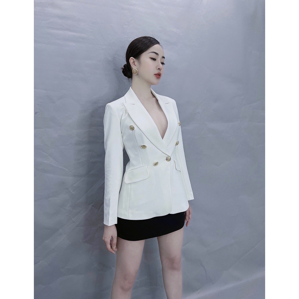 Áo vest dáng ôm trắng AV092