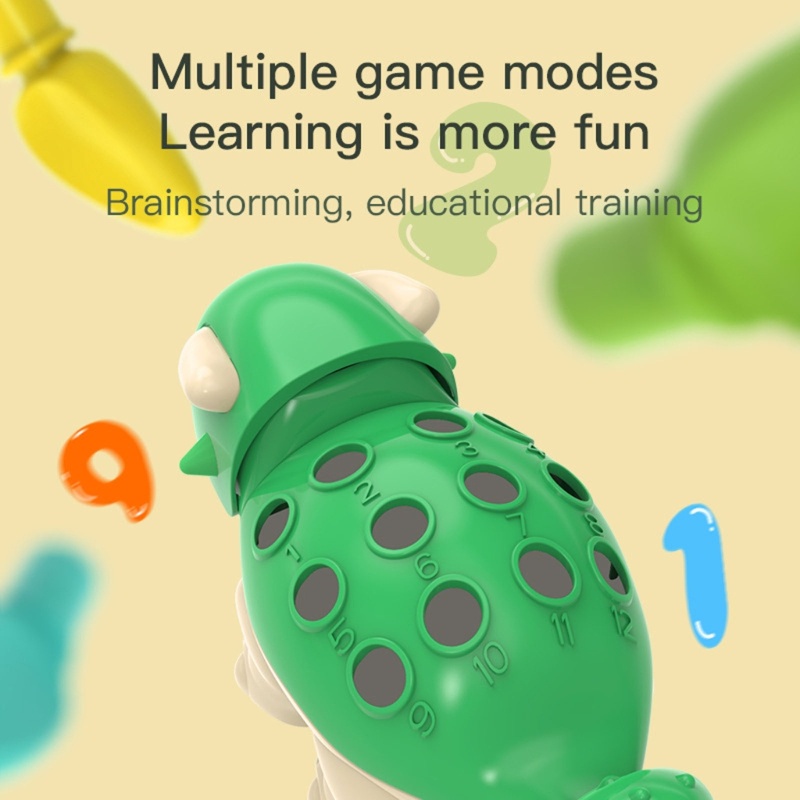 Bộ Đồ Chơi Xếp Hình Khủng Long Nhiều Màu Sắc Dành Cho Trẻ Em 18 Tháng Tuổi