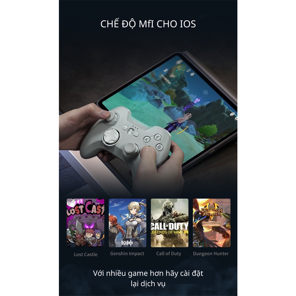 🎁TẶNG DÂY SẠC🎁Tay cầm chơi game PXN-P3 Bluetooth, Wireless chơi game FO4| PES2022| Genshin Impact| Liên quân| Minecraft