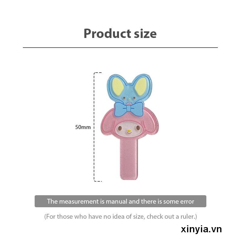 SANRIO Kẹp Tóc Bằng Acrylic Họa Tiết Hoạt Hình Đáng Yêu
