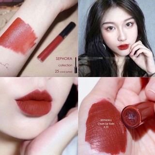 Auth - sale off son kem lì sephora màu 25 cream lip stain