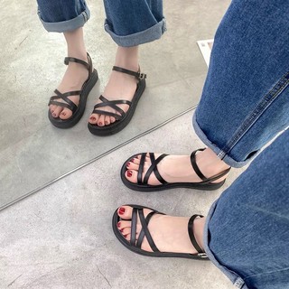 Sandal Dây Quai Chéo,đế bằng Thời Trang - T09